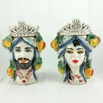 Coppia-Teste-di-Moro-Normanno-Frutta-h.20-Decorate-CN20FD-150×150-1.webp